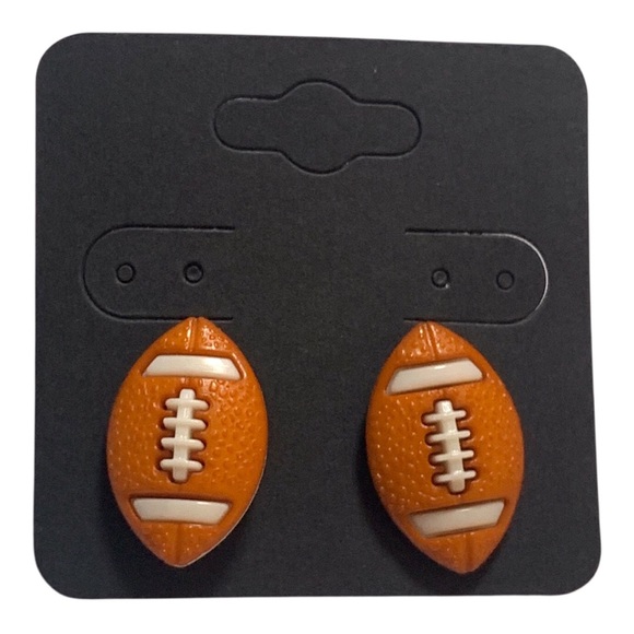 Jewelry - Vintage football stud earrings